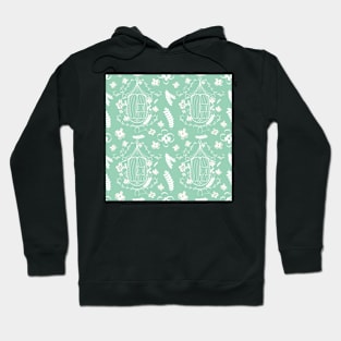 Birdcages pattern Hoodie